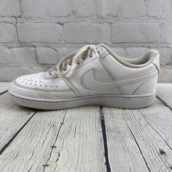 Nike Men’s Court Vision Low Size 8.5 Triple White‎ DH2987-100 - Picture 8 of 10